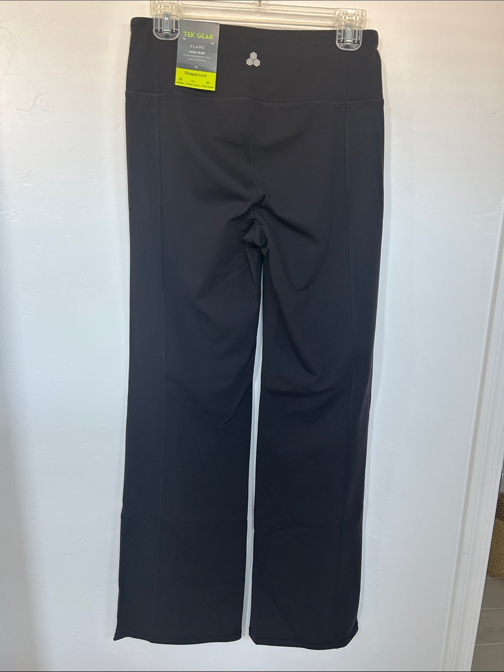 Women’s Tek Gear Black Shapewear High Rise Flare Pant - Medium